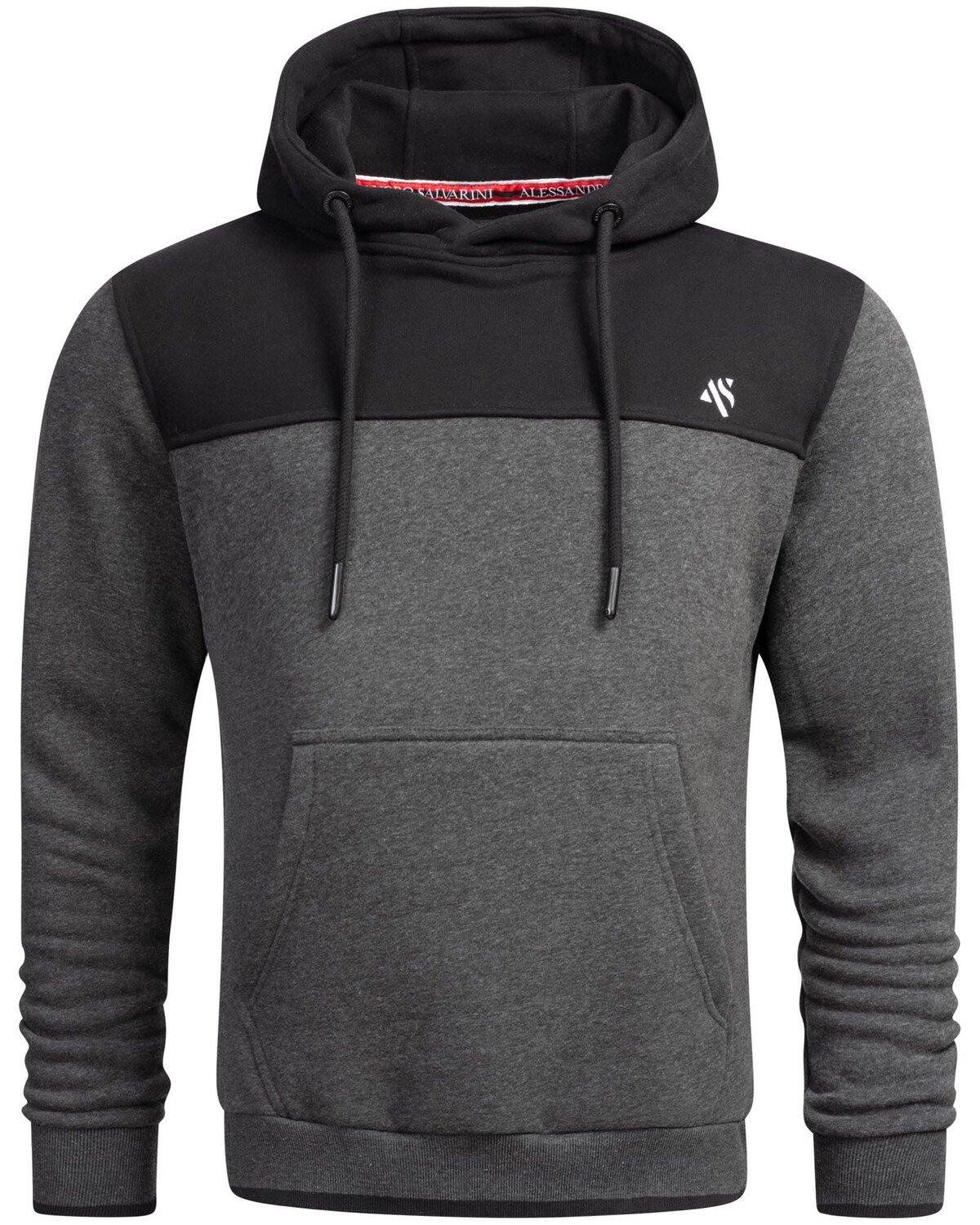 

Толстовка Alessandro Salvarini Kapuzenpullover AS 312, темно-серый