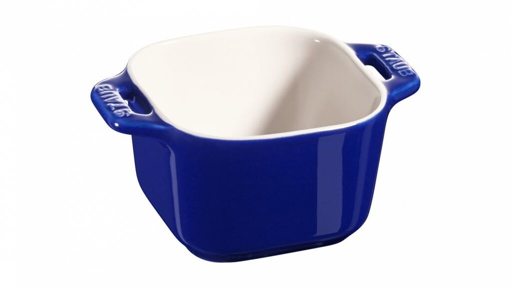 

Staub Ceramic XS Набор из 2 мини-формочек для десертов квадратной формы, темно-синий, 8 см
