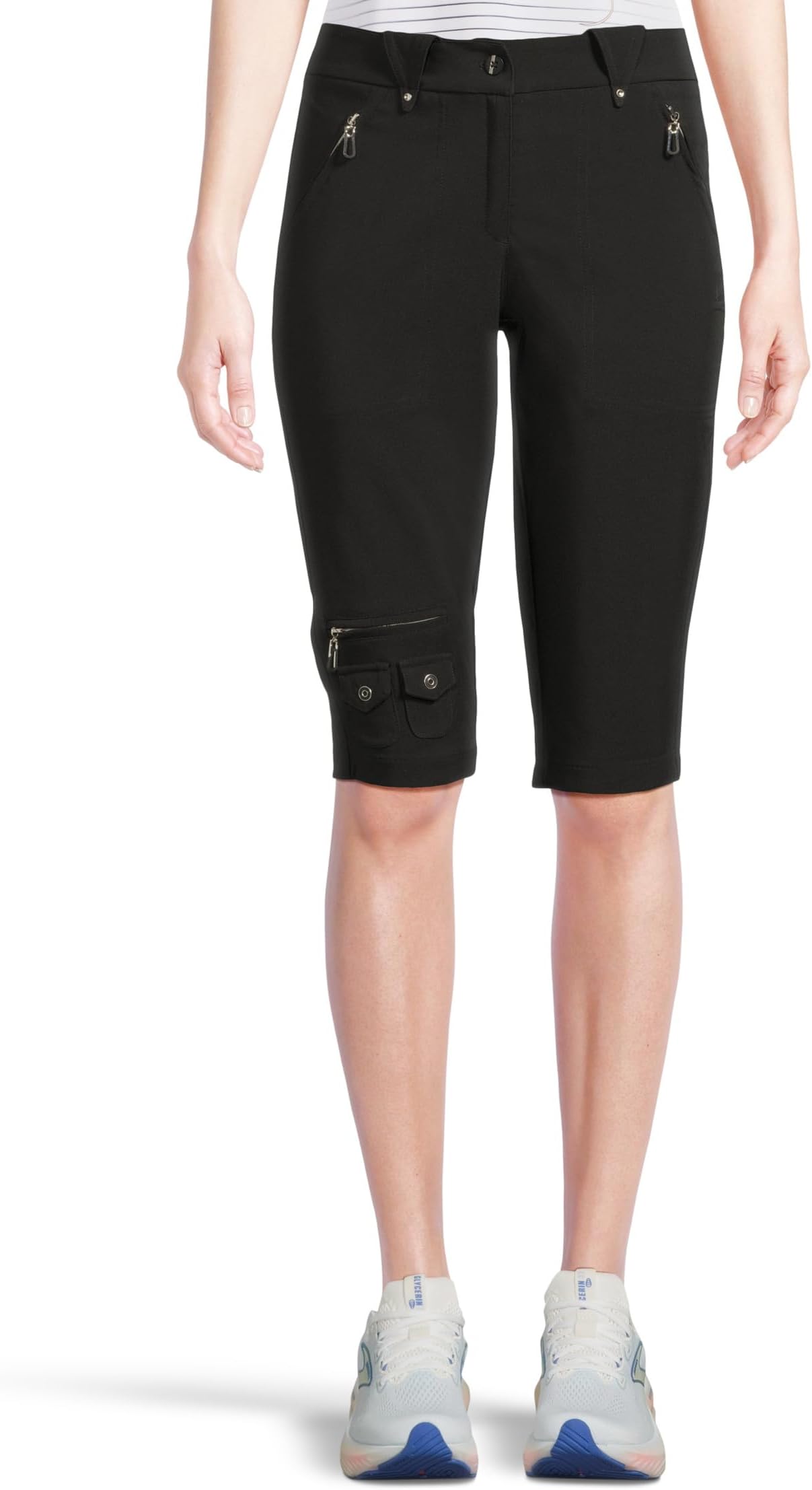 

Юбка Jamie Sadock Ecco Print 18 in. Skort, цвет Jet Black