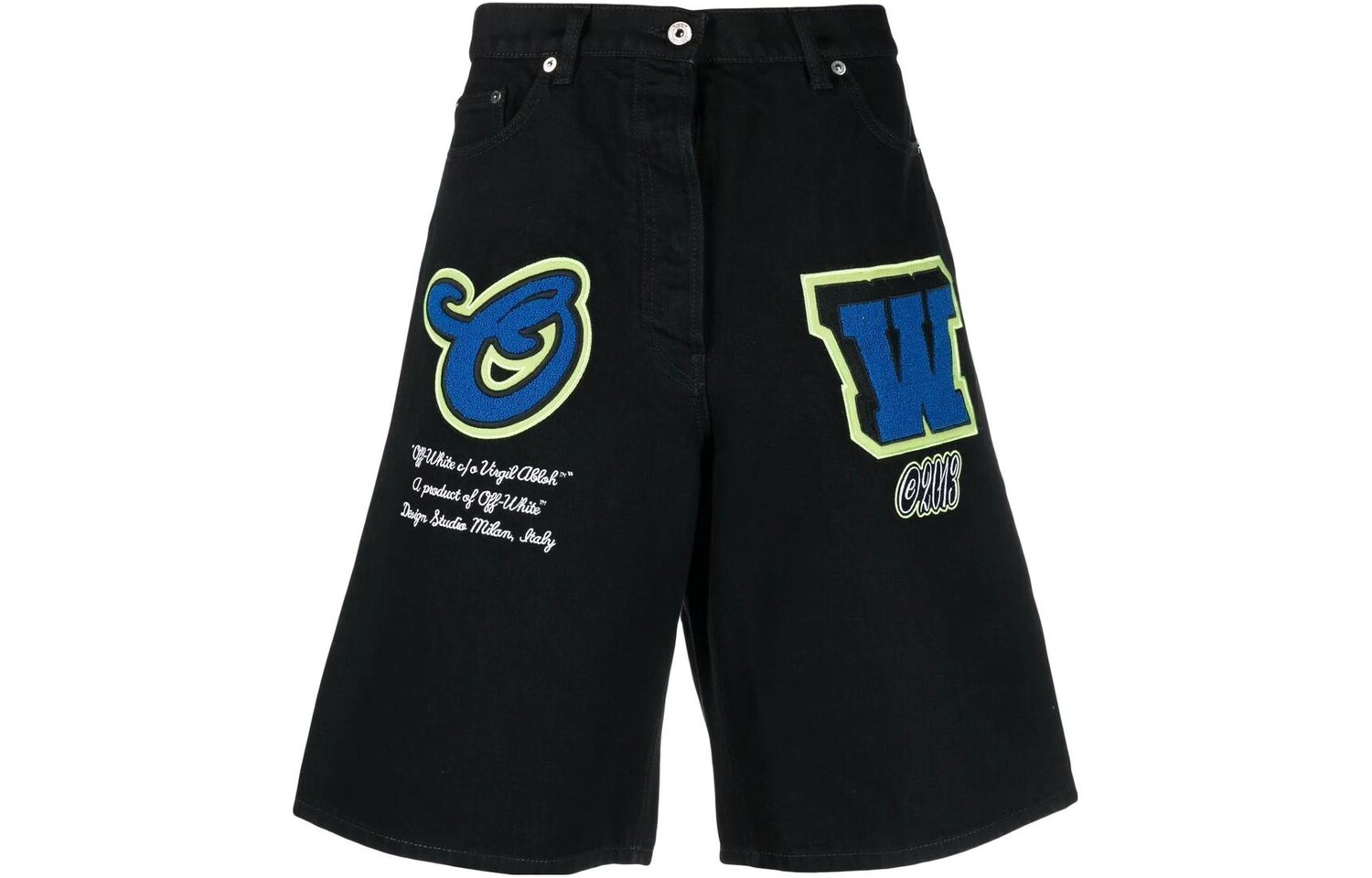 

OFF-WHITE Мужские повседневные шорты, цвет Black