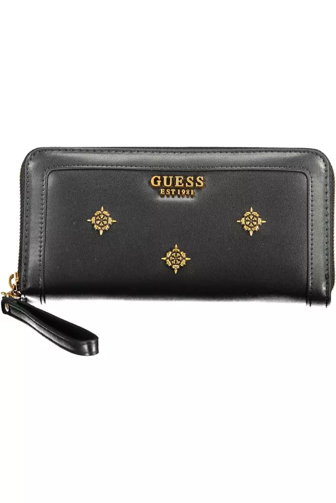 

Черный полиэтиленовый мужской кошелек Guess Shoes