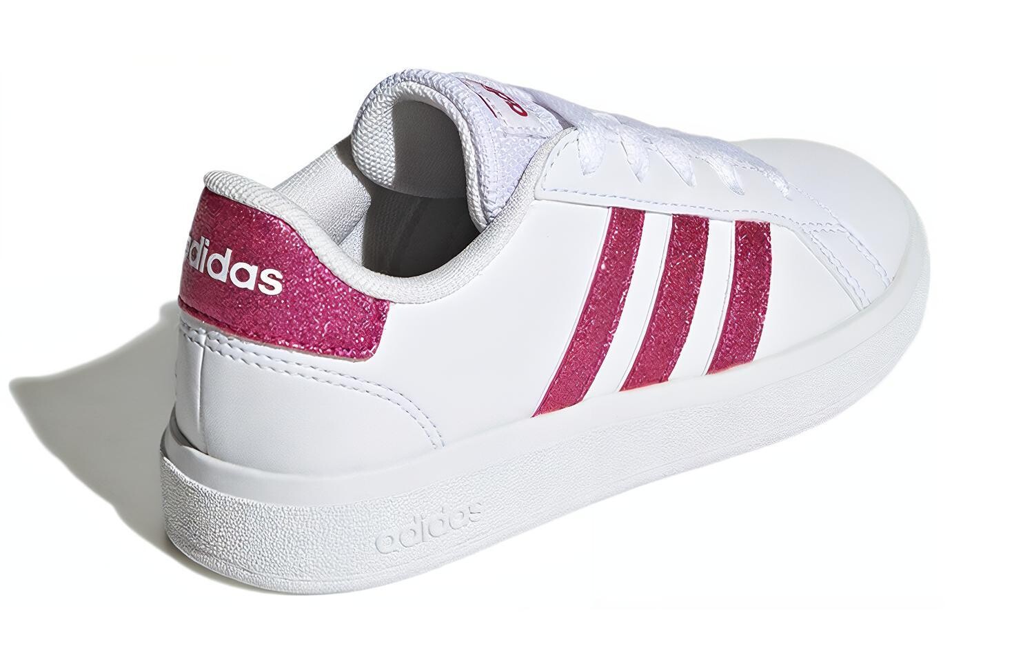 Кроссовки Adidas Grand Court 2.0 Big Kid 'White Real Magenta' — фото 4