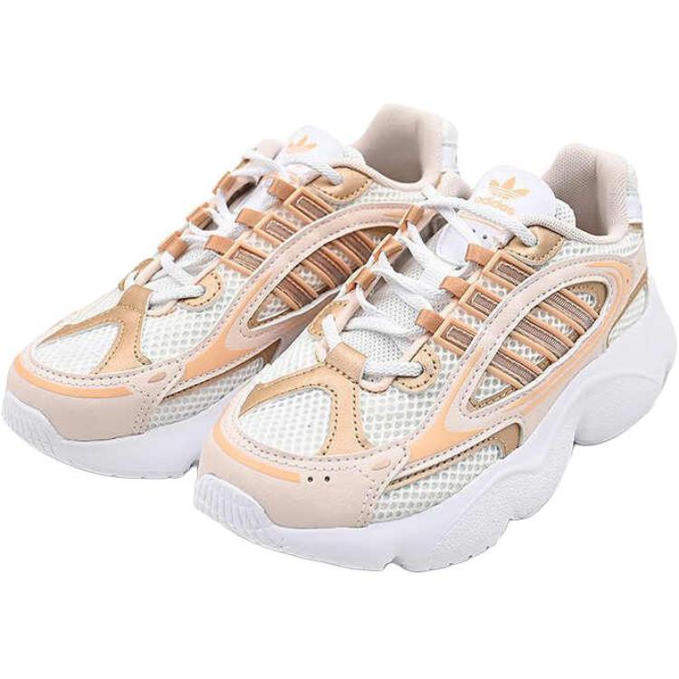 Детские кроссовки Ozmillen Lightweight Cushioning Low-Top для повседневной носки Adidas Originals, оранжевый — фото 3