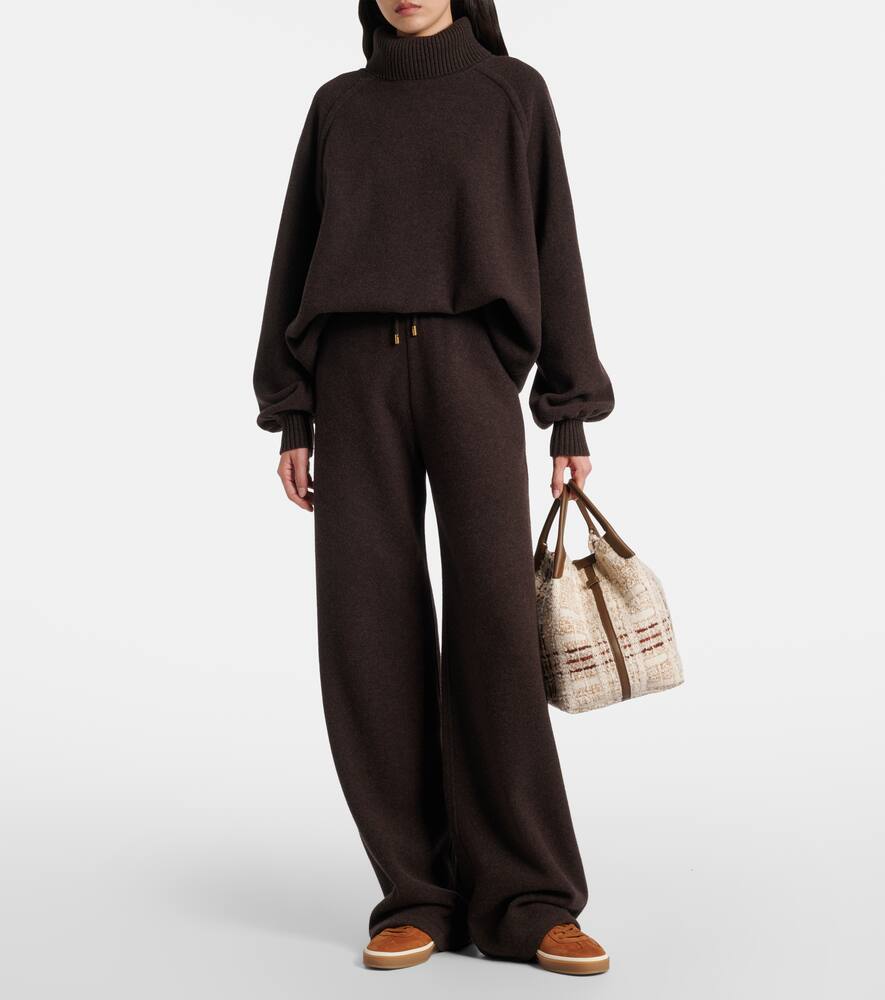 Теннисные кеды walk из кожи Loro Piana, Bon Ton Brown — фото 3