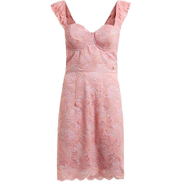 

Платье без рукавов женское умеренно короткое GUESS, розовый