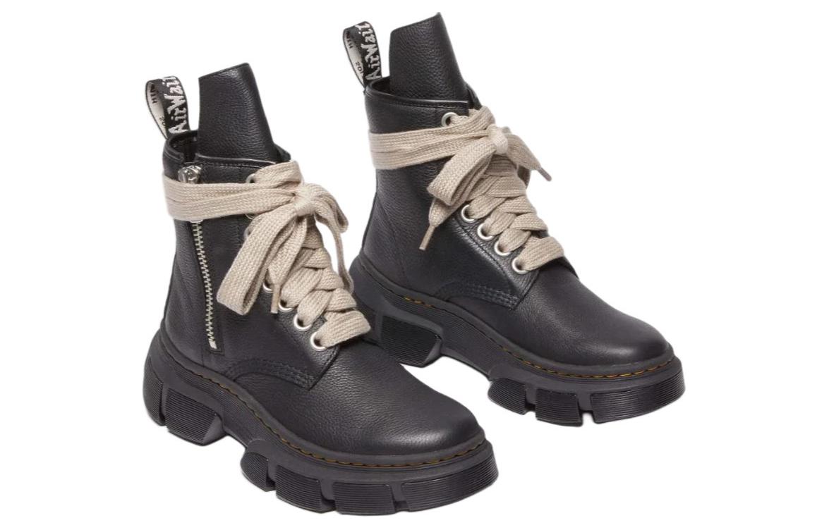 Кроссовки Dr. Martens x Rick Owens 1460 DMXL Jumbo Lace Boots 'Black Beige' — фото 3