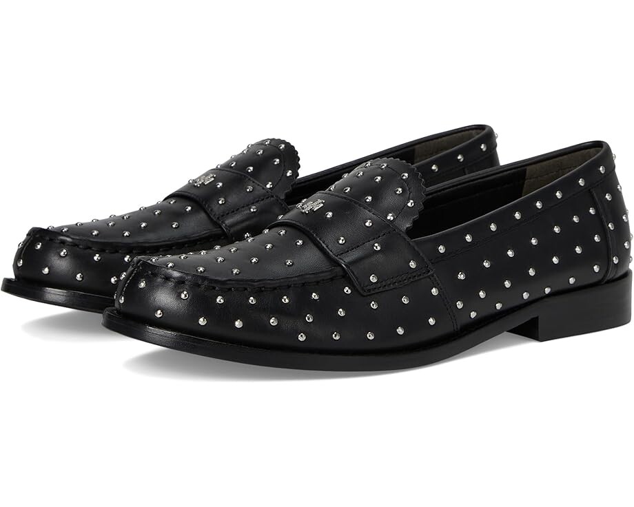 

Лоферы Tory Burch Classic Stud Loafer, цвет Perfect Black/Silver