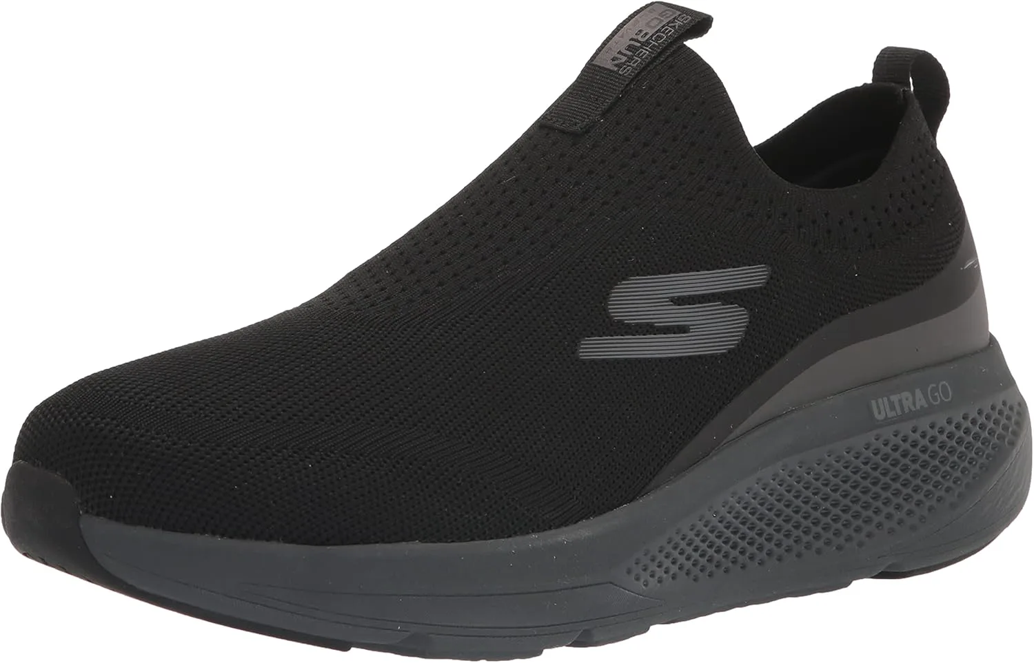 

Мужские кроссовки Skechers GOrun Elevate - спортивные беговые слипоны, черный