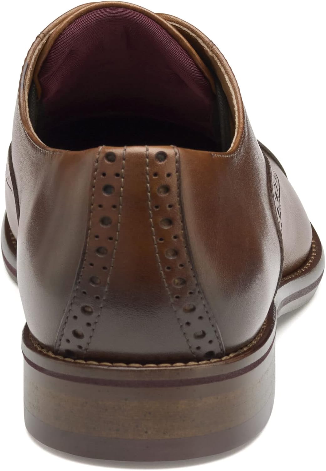 Мужские классические туфли Johnston Murphy Conard 2.0 с каплевидным носком Johnston & Murphy, Tan Full Grain — фото 4