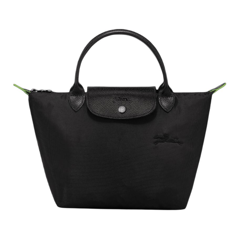 

Сумка Le Pliage Green Recycled Canvas Dumpling в форме кобуры женская черная LONGCHAMP