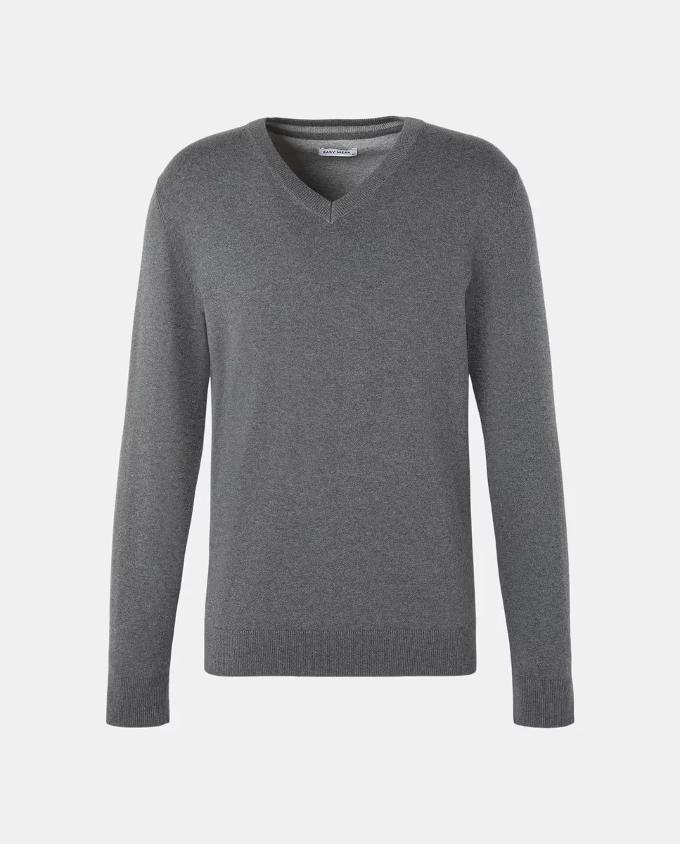 

Однотонный джемпер для мужчин Easy Wear, серый