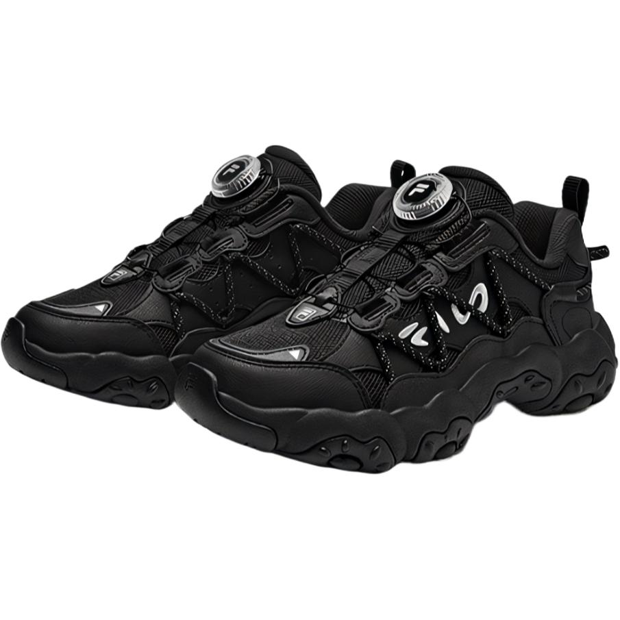 Легкие детские кроссовки Fluid Cat Paw 6 с амортизацией FILA KIDS, черный — фото 3