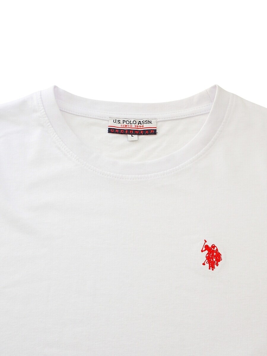 Классическая футболка U.S. POLO ASSN. Shirt, белый — фото 4
