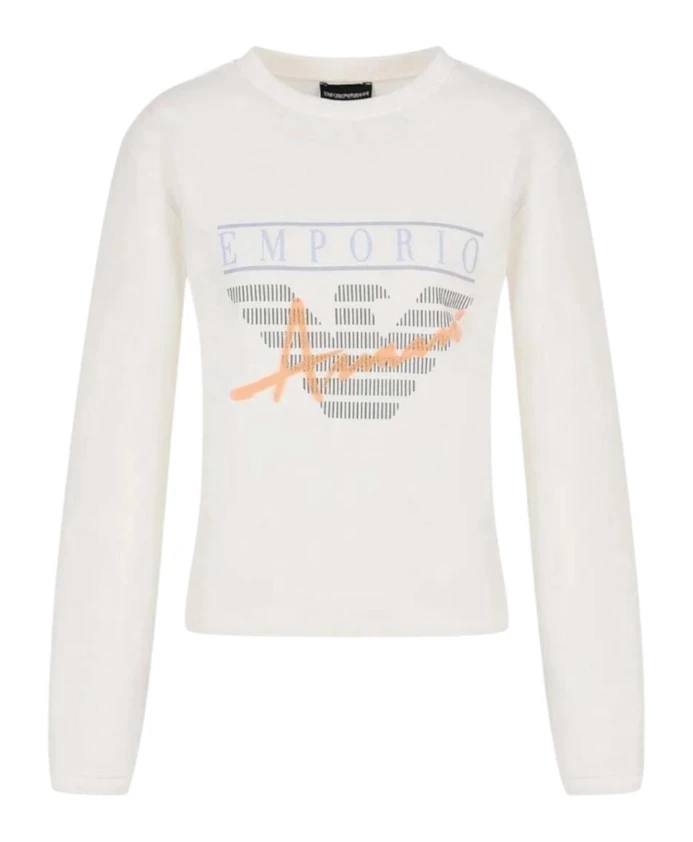 

Белая толстовка 3r2m8a2j49z0101 Emporio Armani, белый