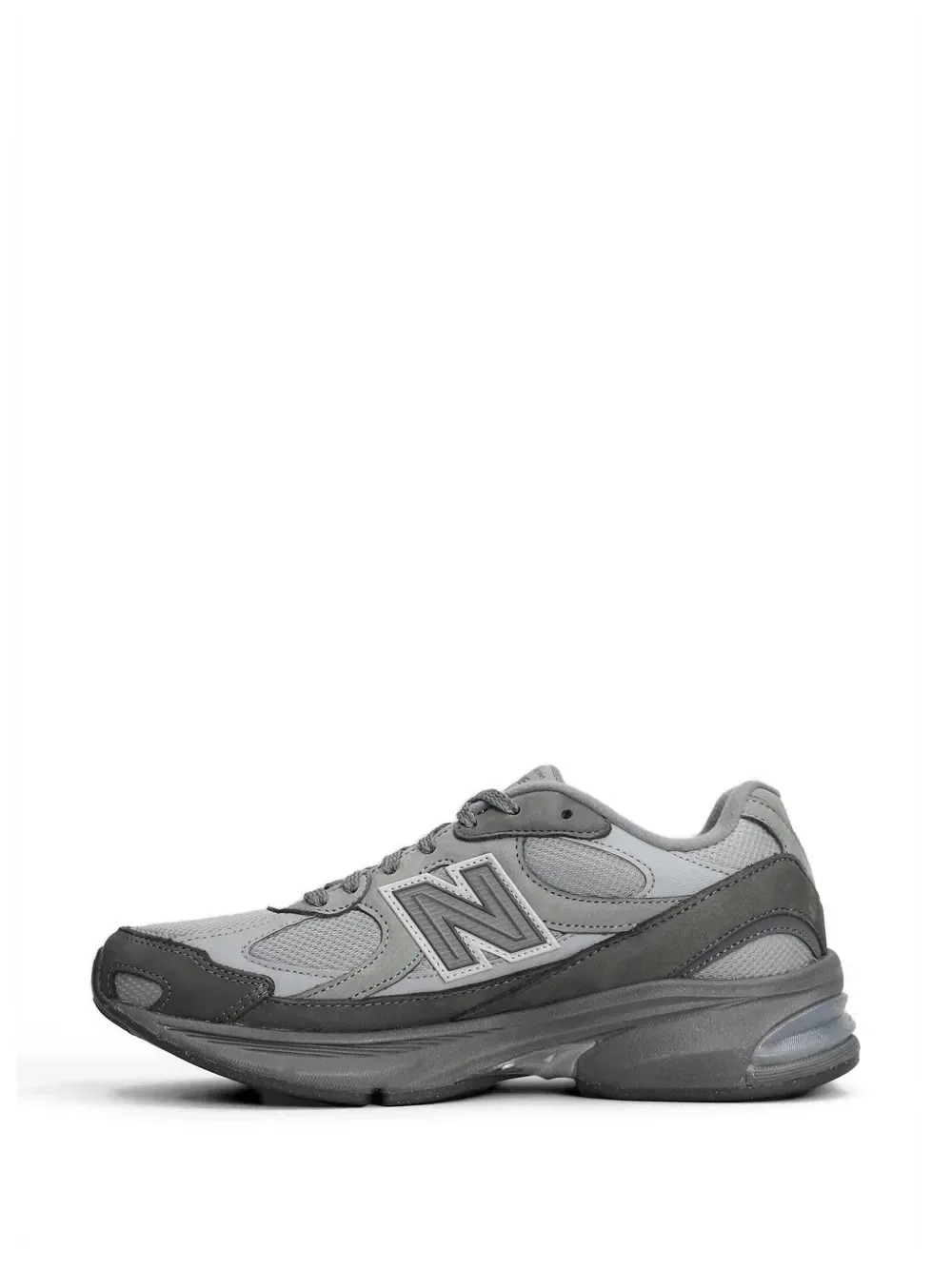 Кроссовки X Comme Des Garçons Homme с логотипом и вставками NEW BALANCE, серый
