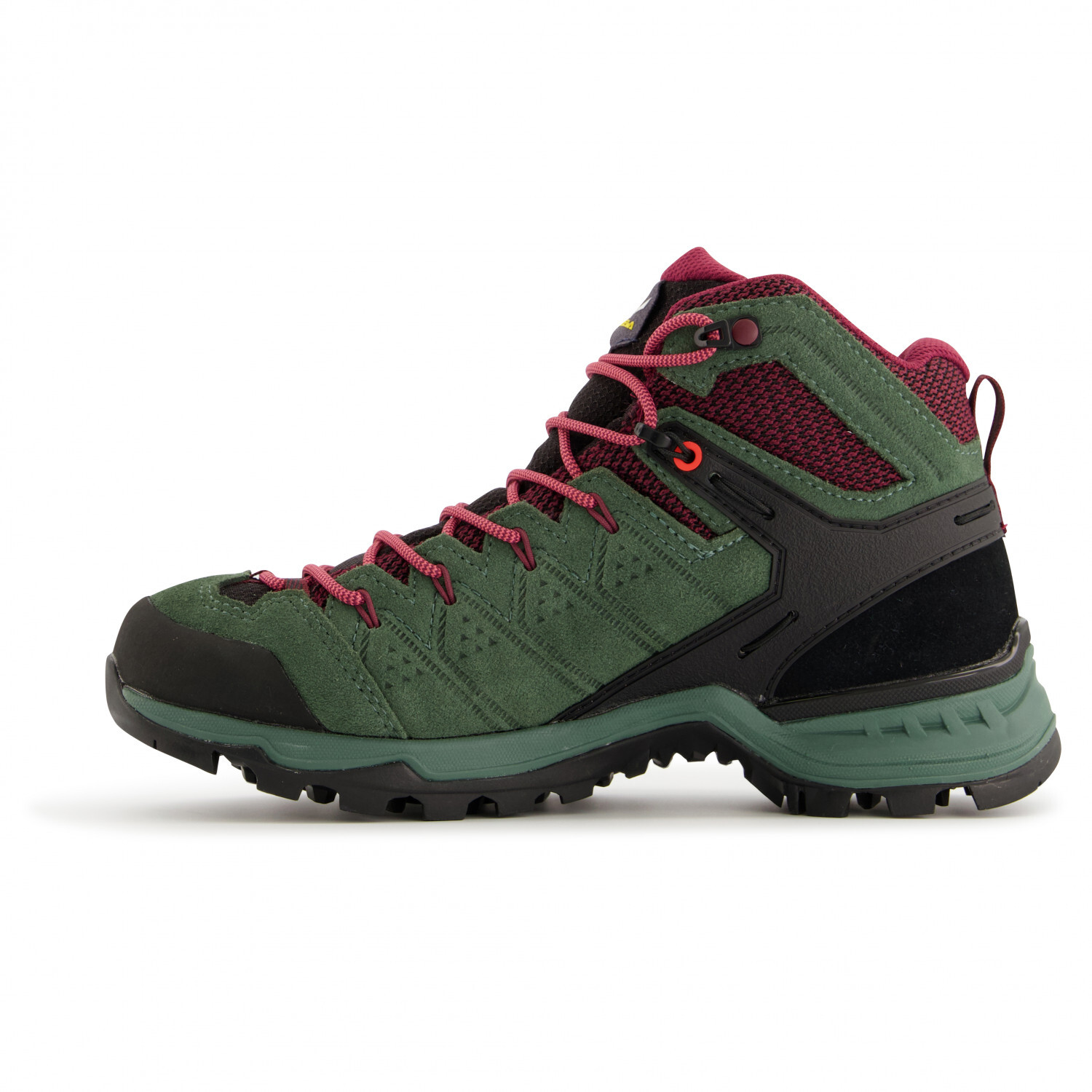 Ботинки для прогулки Salewa Women's Alp Mate Mid WP, цвет Duck Green/Rhododendon — фото 4