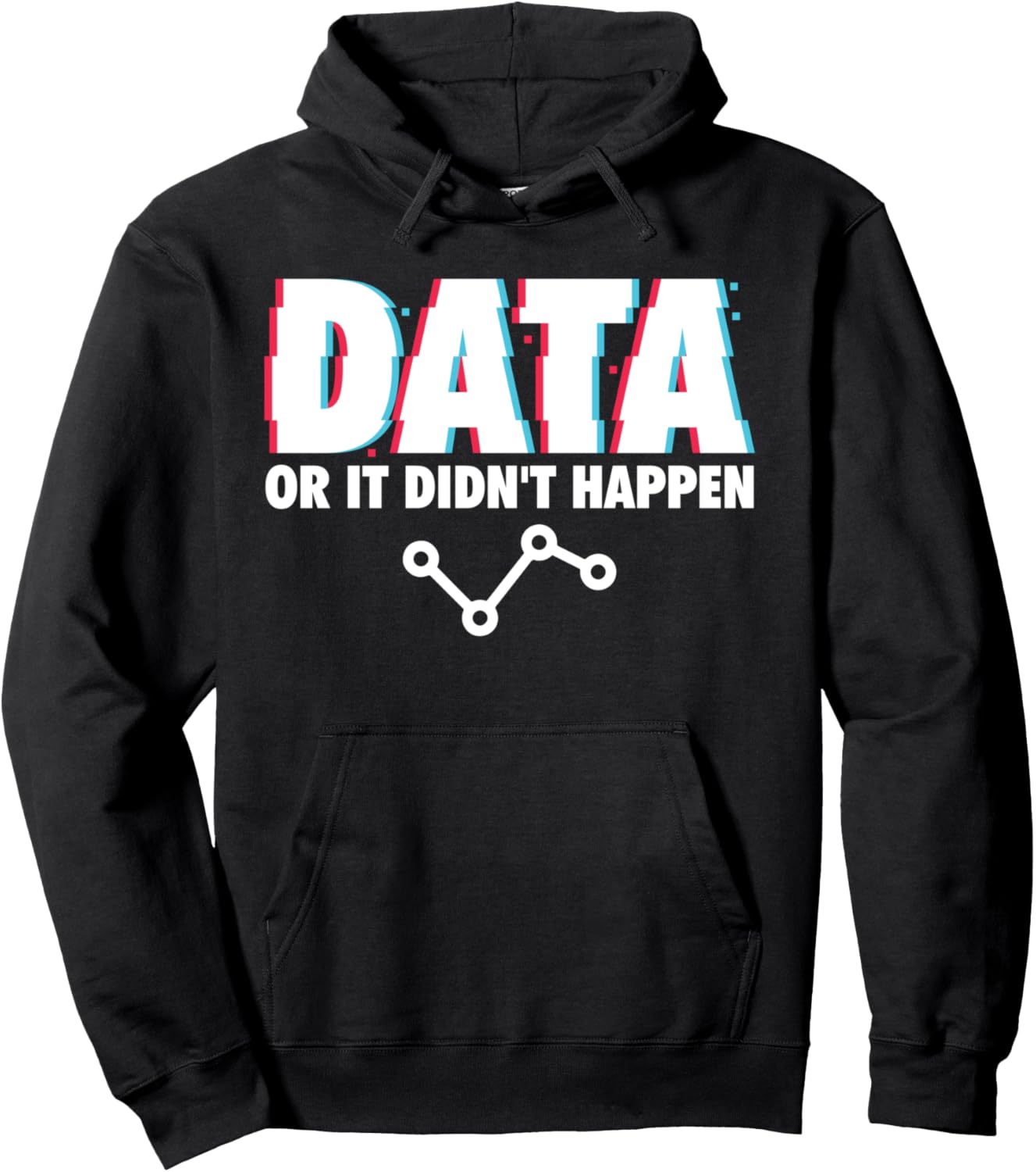 

Толстовка с капюшоном Данные или этого не было Data Science Apparel Men Women Kids, черный