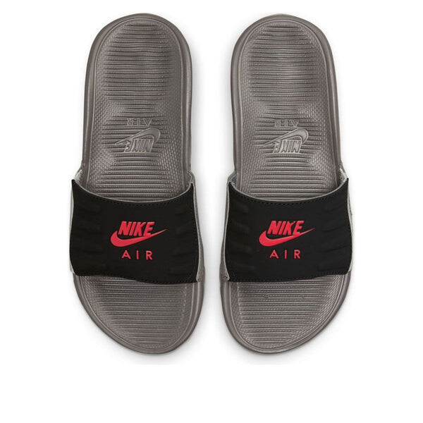Тапочки air max camden slide 'flat pewter siren red' Nike, серый — фото 3