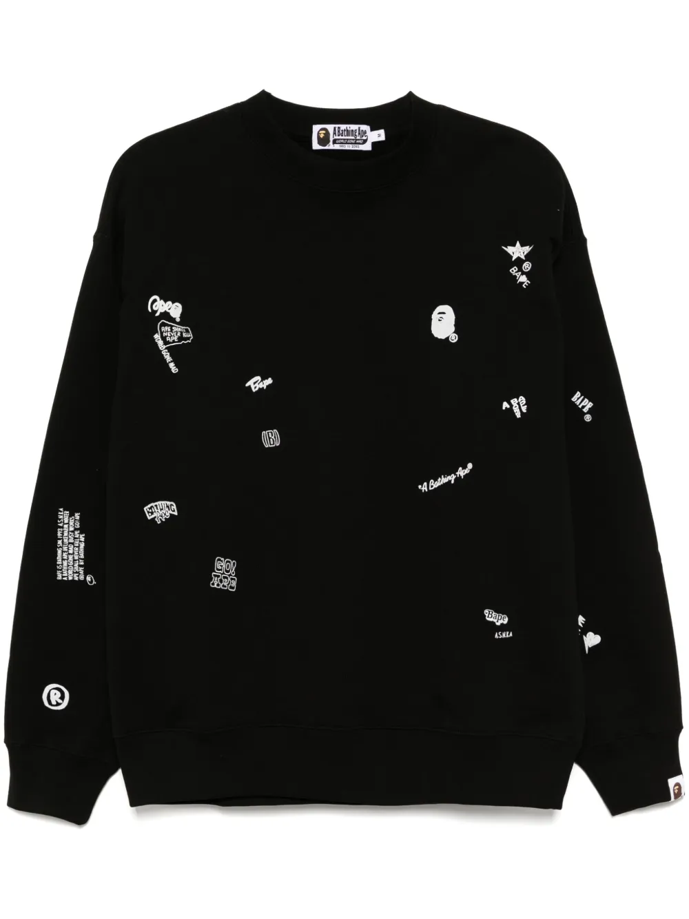 

Свитер с логотипом A BATHING APE, черный