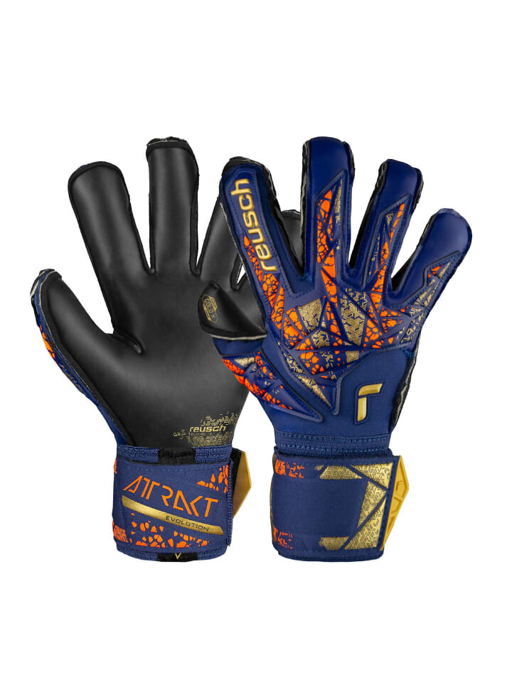 

Перчатки Reusch, цвет 4411 premium blue/gold/black