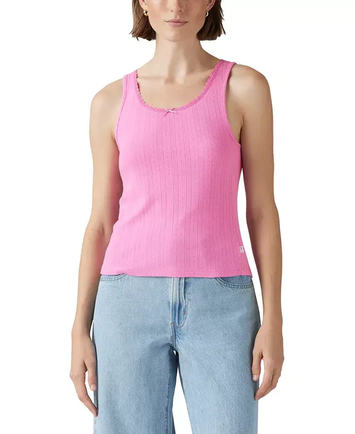 

Женский ажурный топ Sweetie Pointelle Levi's, розовый