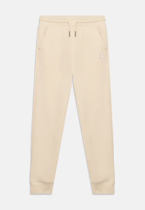 Спортивные штаны с мини-нашивкой Calvin Klein Jeans, цвет овсяный — фото 3