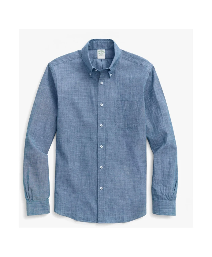 

Спортивная рубашка Milano приталенного кроя Brooks Brothers, синий