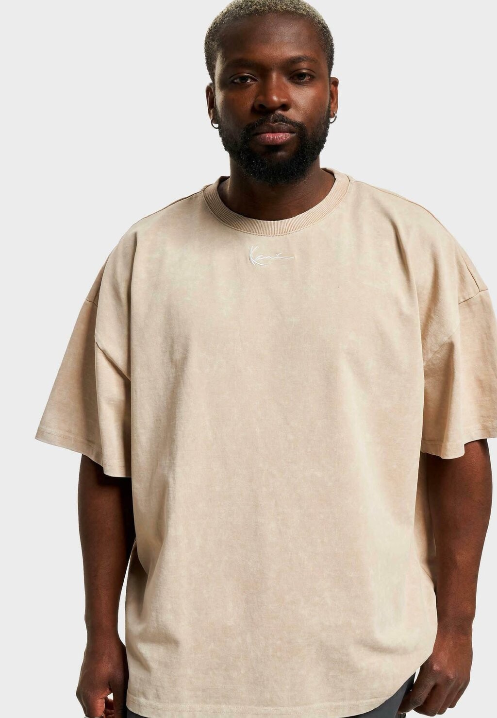 

Базовая футболка SMALL SIGNATURE HEAVY BOXY Karl Kani, темно-серый