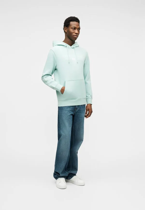 Худи с капюшоном и завязками из махровой ткани с логотипом Tommy Hilfiger, Crushed Mint — фото 2