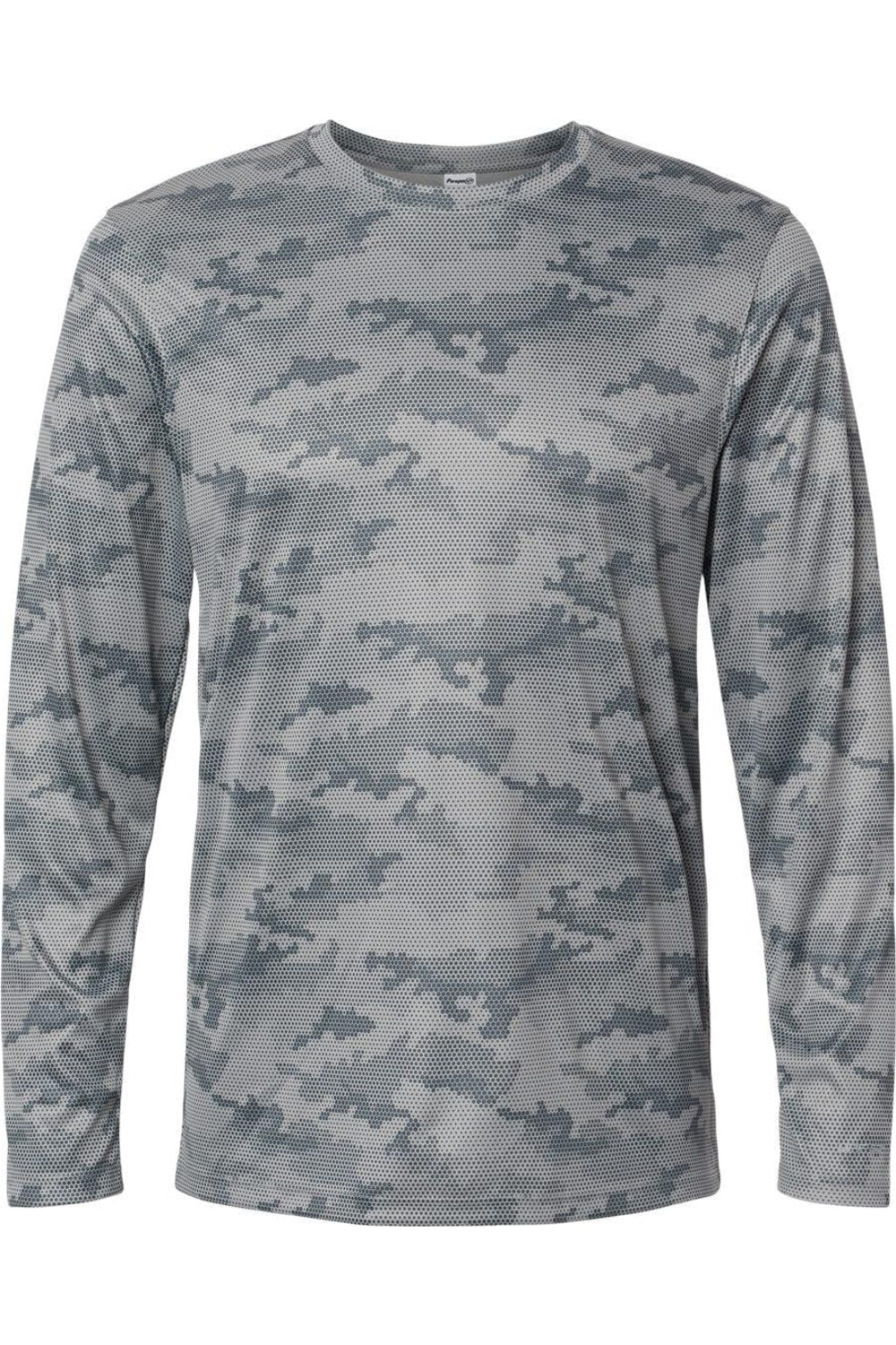 

Футболка с длинным рукавом Paragon Pompano Performance Camo, цвет medium grey