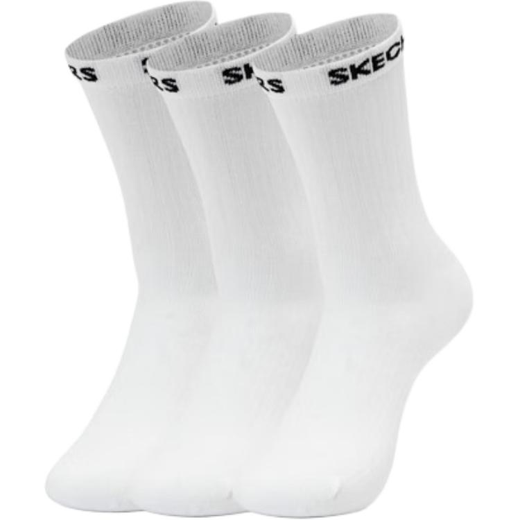 

Унисекс носки до середины икры Skechers, 3 пары (ярко-белый)
