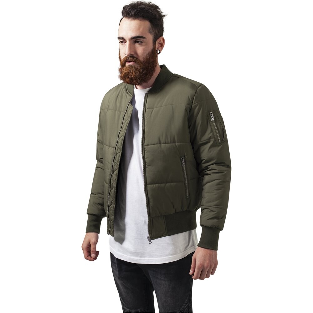

Куртка Urban Classics Urban Classic Quilt Basic, зеленый