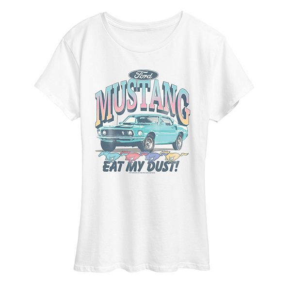 

Футболка с принтом Women's ford mustang eat my dust! Licensed Character, White, Белый, Футболка с принтом Women's ford mustang eat my dust! Licensed Character, White