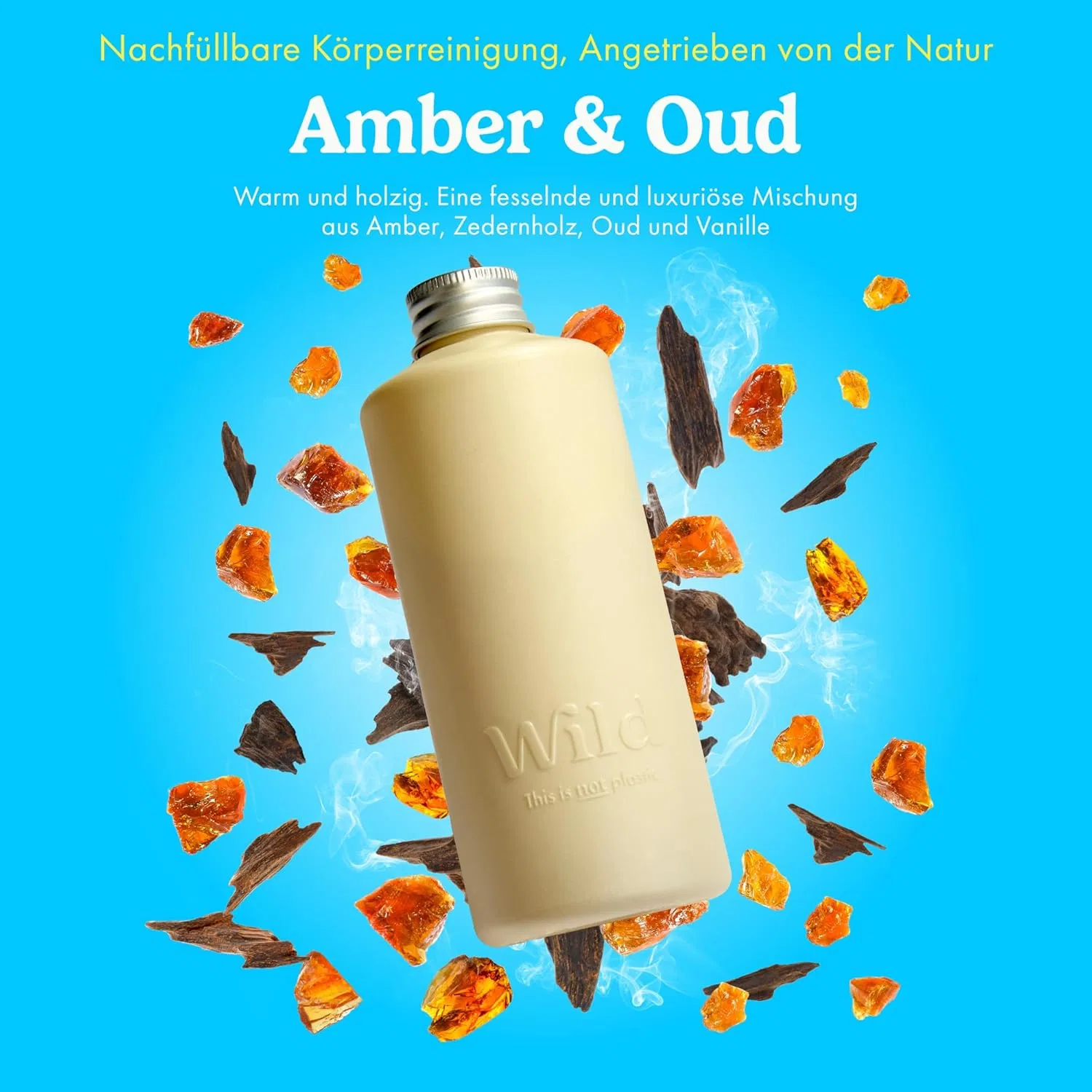 Набор сменных блоков для геля для душа Wild Natural Refillable Shower Gel, 300 мл (3 шт.) Wild — фото 3