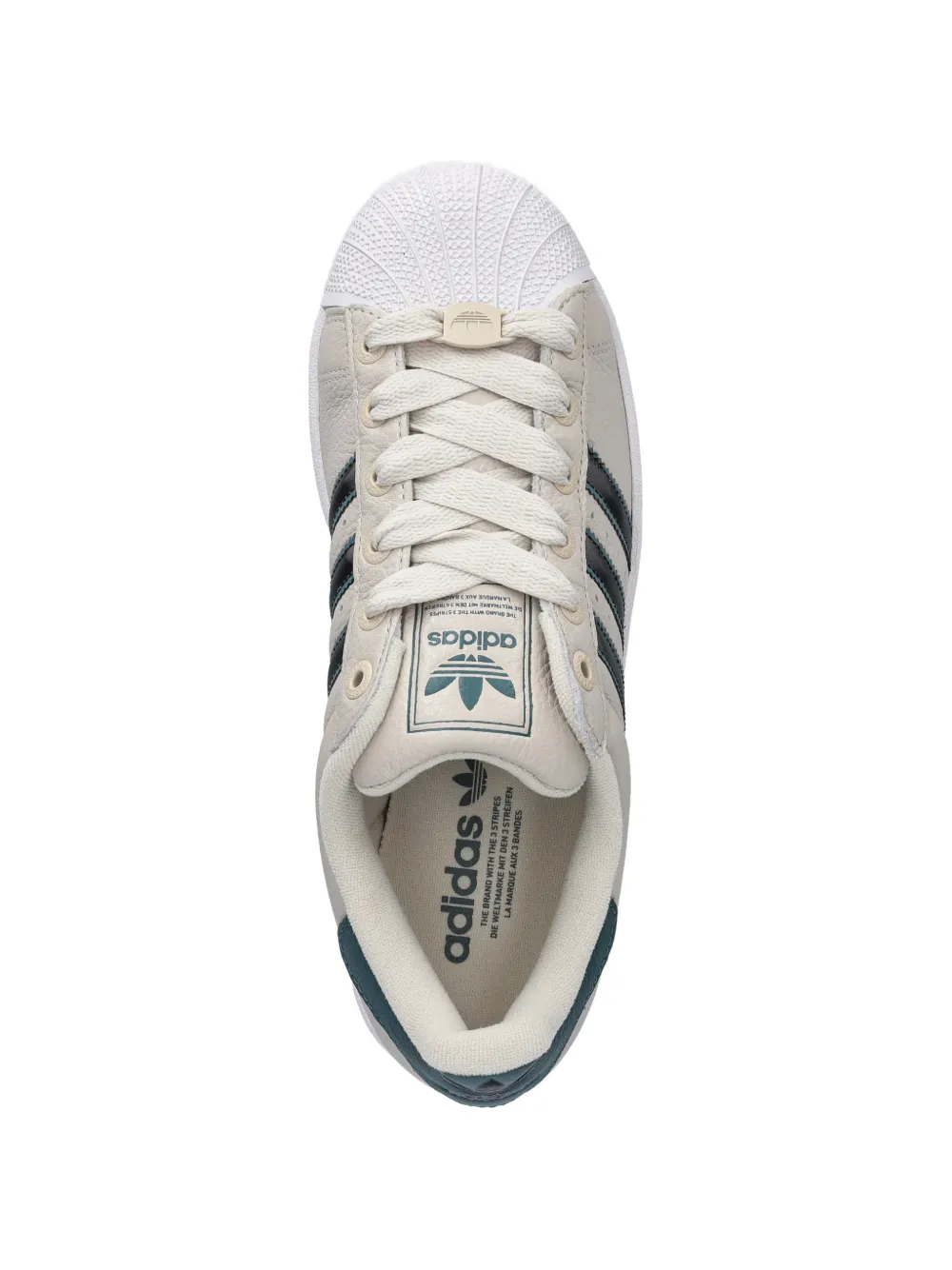 Кроссовки Superstar с тремя полосками Adidas, нейтральный — фото 3