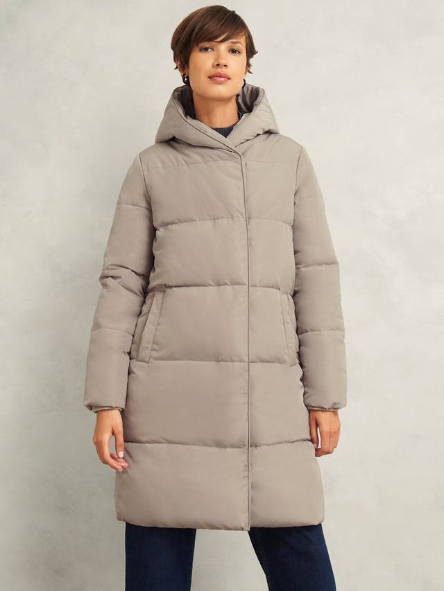 

Пуховик с капюшоном от дарлы Hobbs, цвет Buff Grey