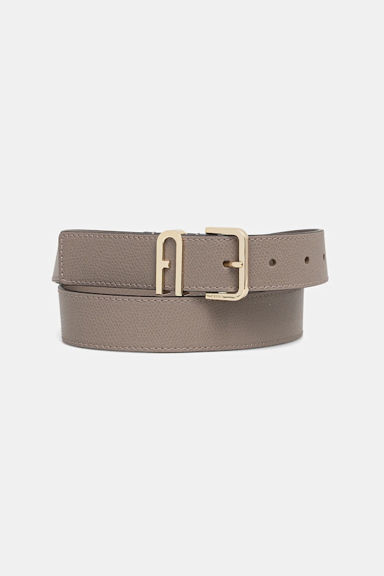 

Кожаный ремень Furla, серый