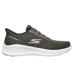 Кроссовки спортивные Skechers, хаки