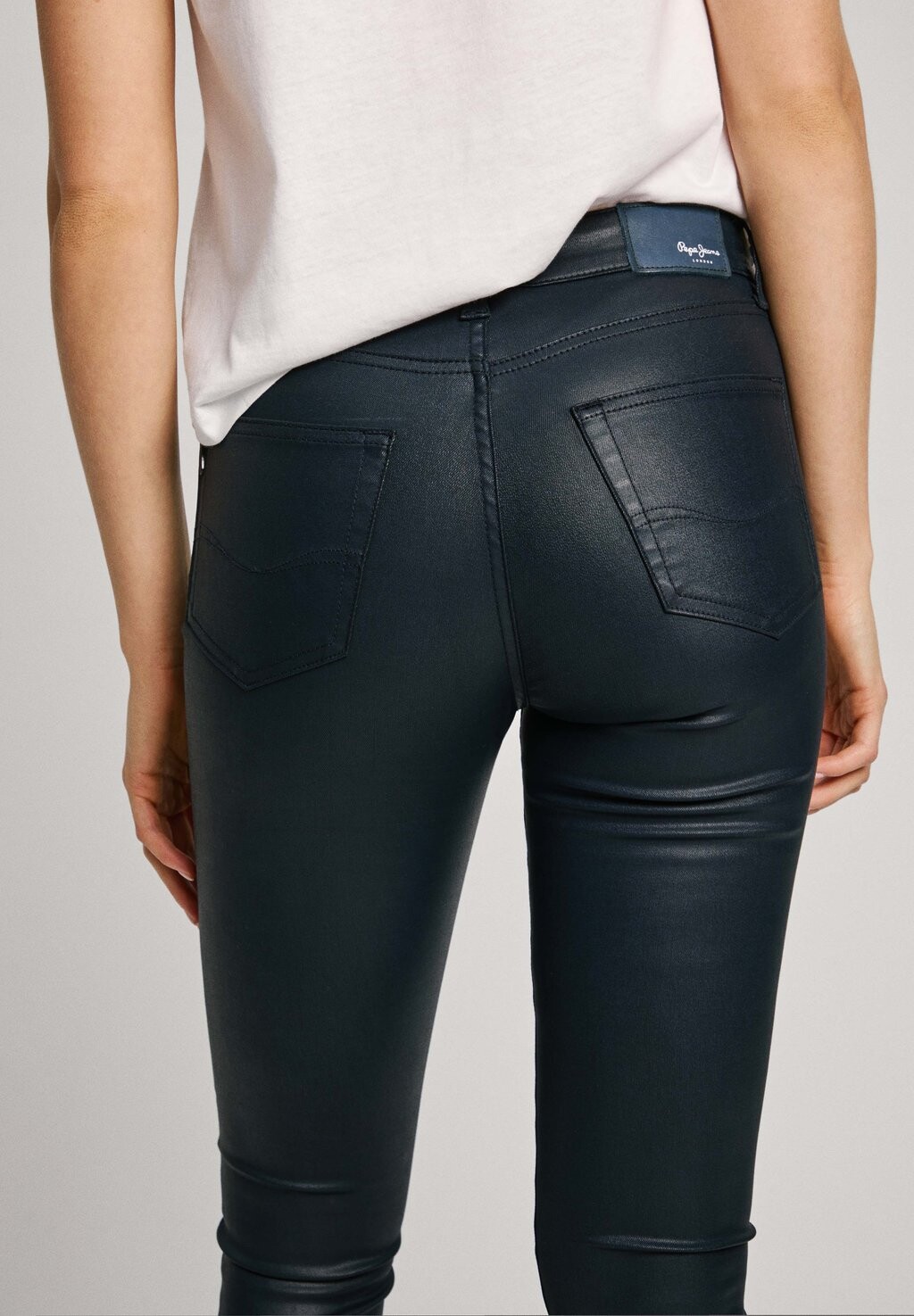 

Джинсы облегающие Pepe Jeans, синий деним