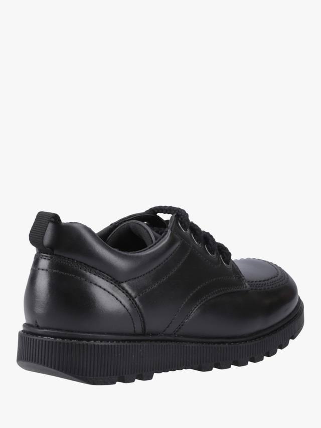 Детские школьные туфли Keeley Senior Leather Hush Puppies, Black — фото 3