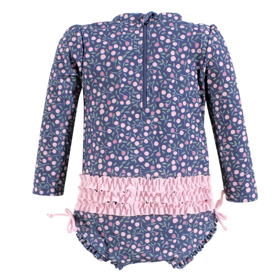 Детский купальник-рашгард с цветочным принтом Hudson Baby, Dainty peony — фото 2