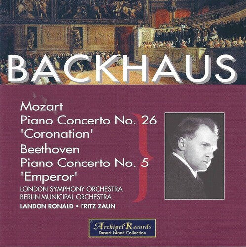 

CD диск Beethoven / Backhaus: Klavierkonzert 5 Mozart