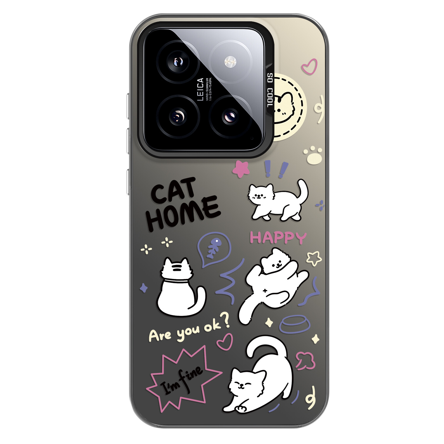

Мелкие кости Чехол для телефона Small Bones, Color silver black - DWYCCY374