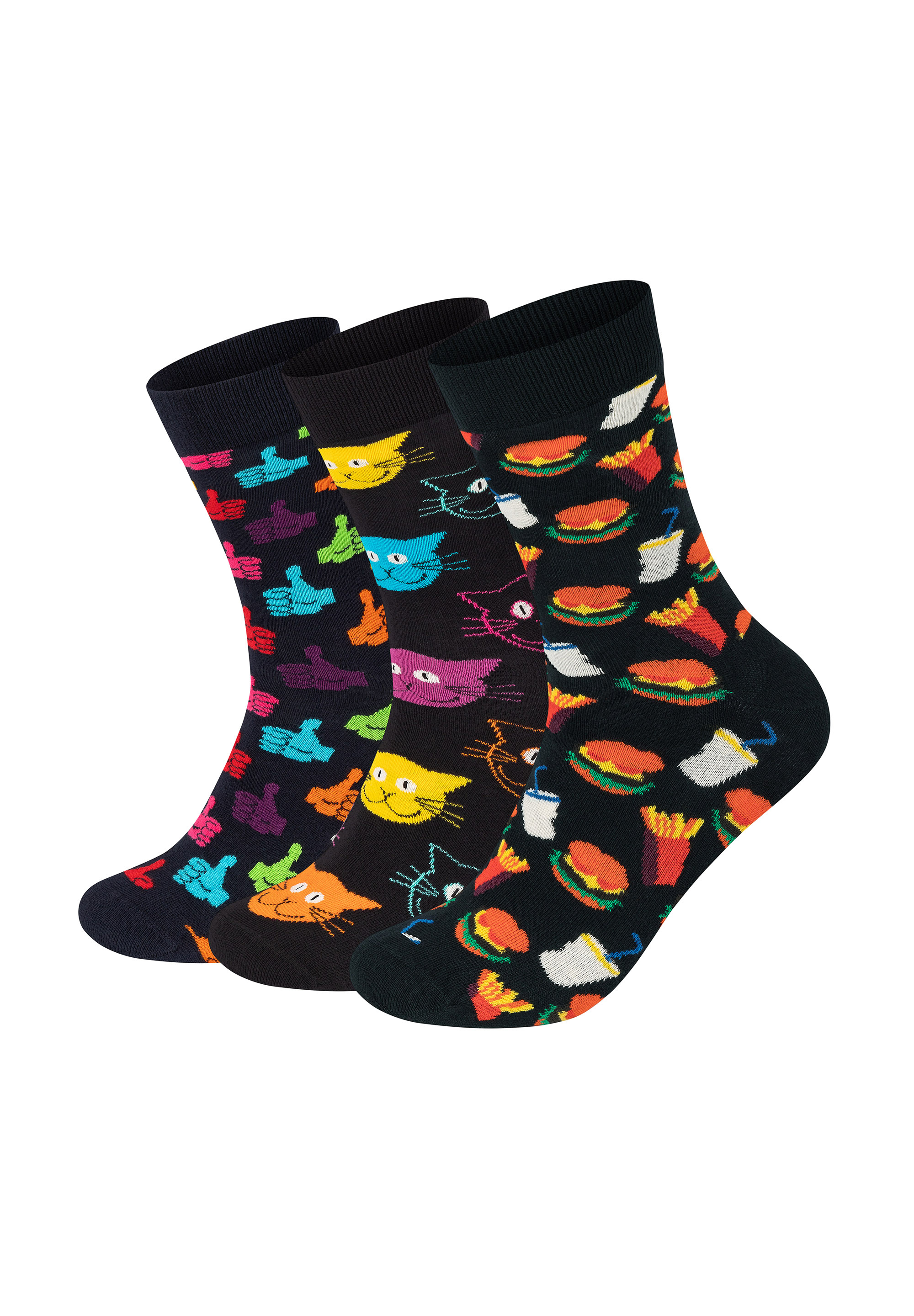 

Носки Happy Socks Hamburger Dog Thumbs up, цвет multi_coloured