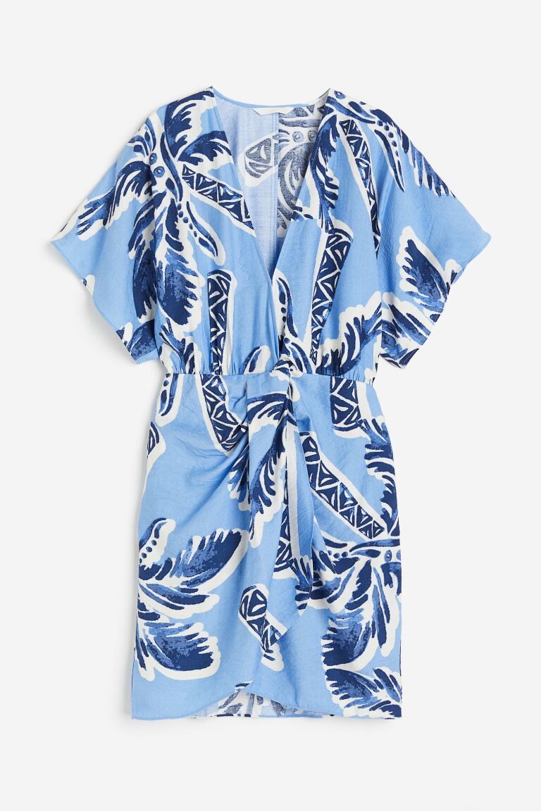 

Платье с v-образным вырезом H&M, синий