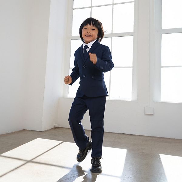 Костюм для мальчиков 12m-4t knox 5-piece slim fit Suit The Boyz, Navy — фото 4