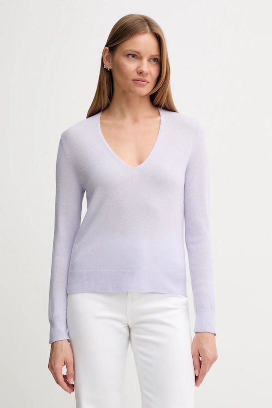 

Шерстяной свитер United Colors Of Benetton, фиолетовый