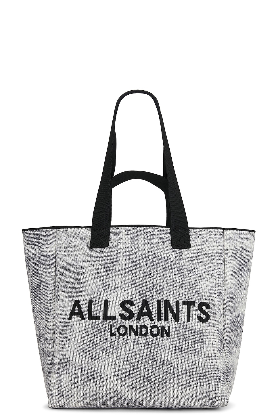 

Сумка-тот из денима Izzy Allsaints, washed grey