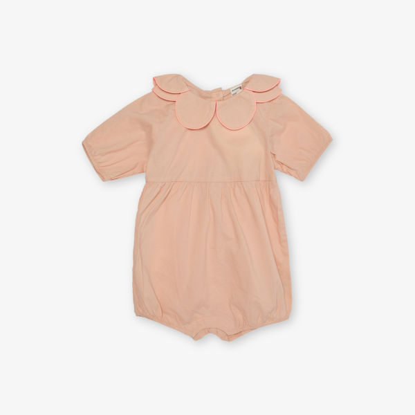 

Ромпер из хлопка с лепестковым воротником 4 месяца -3 года H&M Adorables, оранжевый
