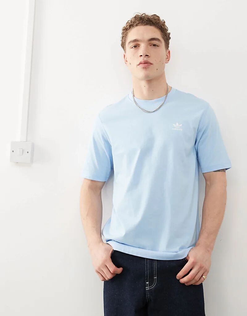 

Футболка Trefoil Essentials синего цвета adidas Originals
